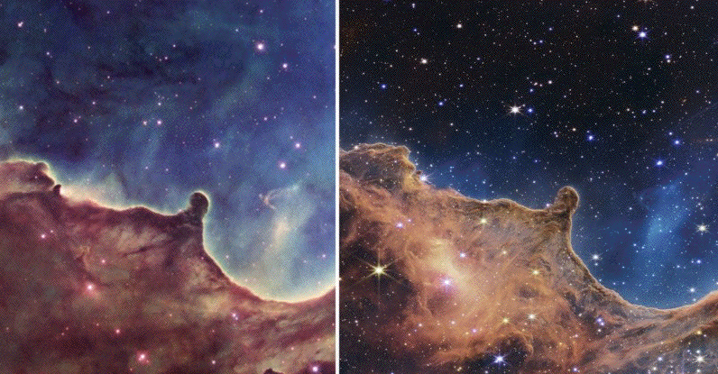 Hubble-Webb
                                                  imagery 